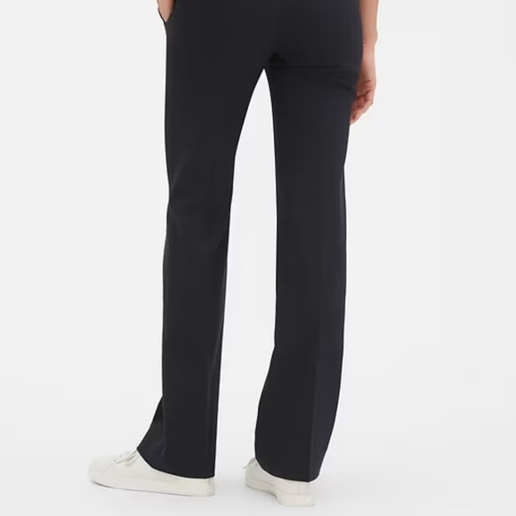 Banana Republic Factory Washable Logan Classic Black Tailored Trouser Pant - Picture 4 of 8